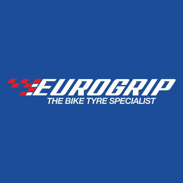 Eurogrip brand logo in blue background