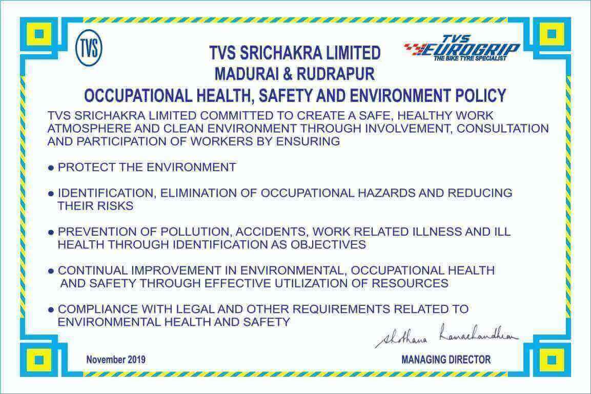 Quality Policy Certificate